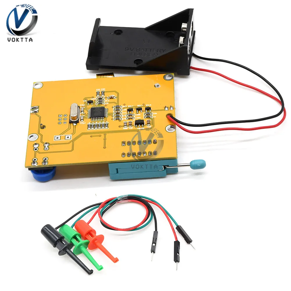 Mega328-デジタルトランジスタテスター,ダイオードの静電容量式LCD画面t4,LCR-T4 12864 9v,mosfet/jfet/pnp/npn用