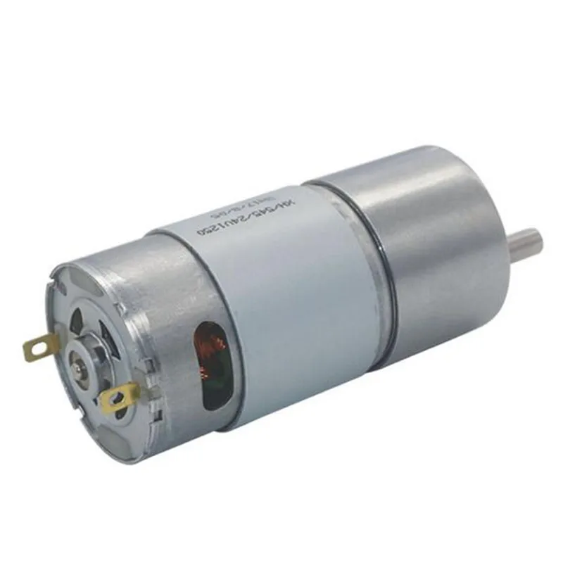 12V 24V DC Gear Motor Mini Micro Metal Gear Redution Motor 545 Electric Gear Reducer 7-1000 RPM Smart Car Motor