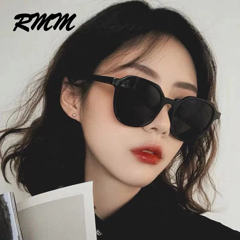 Unisex Retro Sunglasses ins hot sunglasses black round square face women men Sunglasses to party