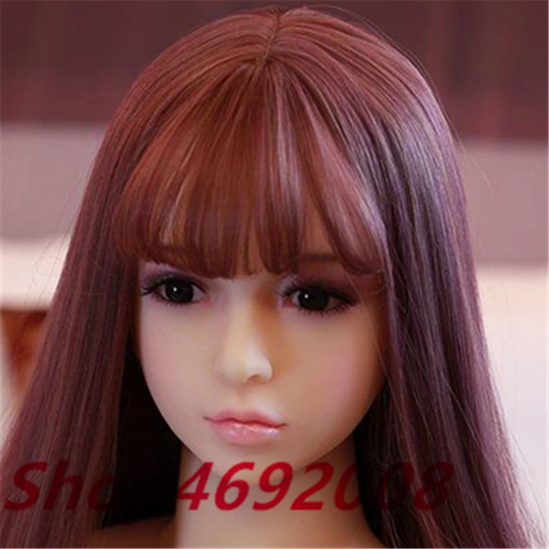 X2 Delicate face Lifelike Sex Doll Head Silicone Material Metal Frame Beautiful Facial Features Enjoy The Oral Sex Of Love Dolls