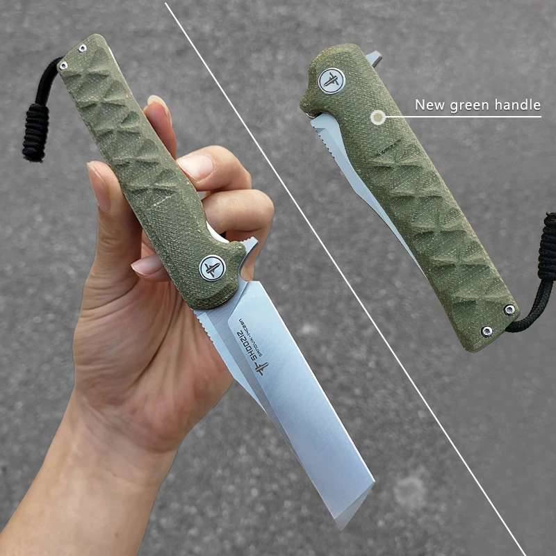 SHOOZIZ 14C28N стальной тактический складной нож льняная ручка Miktar шариковый подшипник для кемпинга самообороны Карманный охотничий инструменты для чистки овощей и фруктов