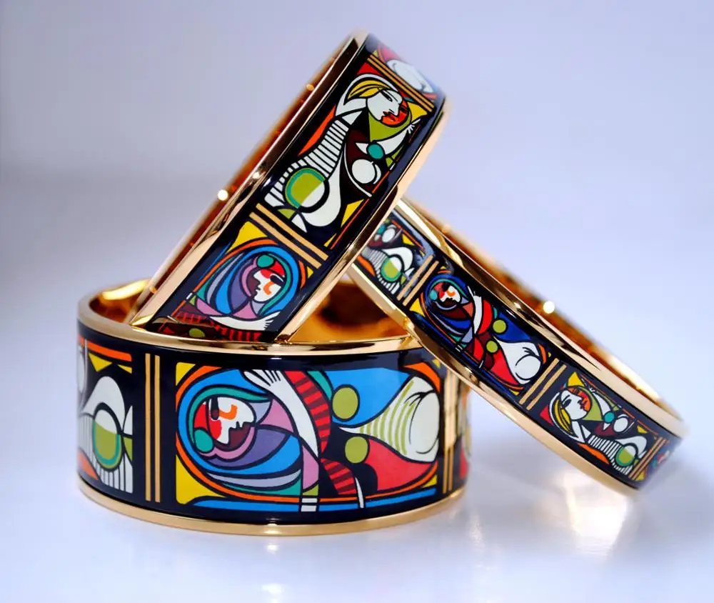 

new fashion jewelry woman in front of the mirror style Cloisonne Enamel Bracelet Cloisonne Bracelet s for women