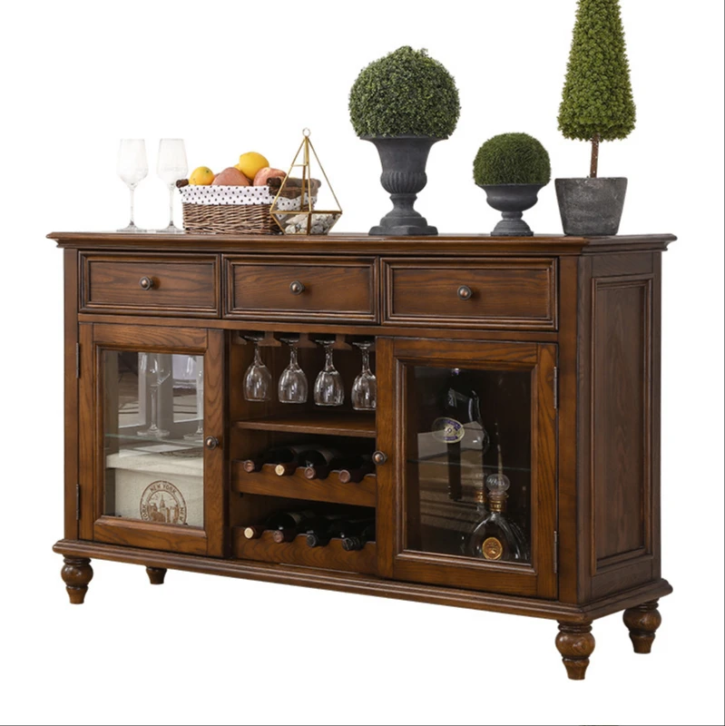 

solid wood tea cabinet SIDEBOARD CABINET dining room wine cabinet living room cupboard storage cabinet