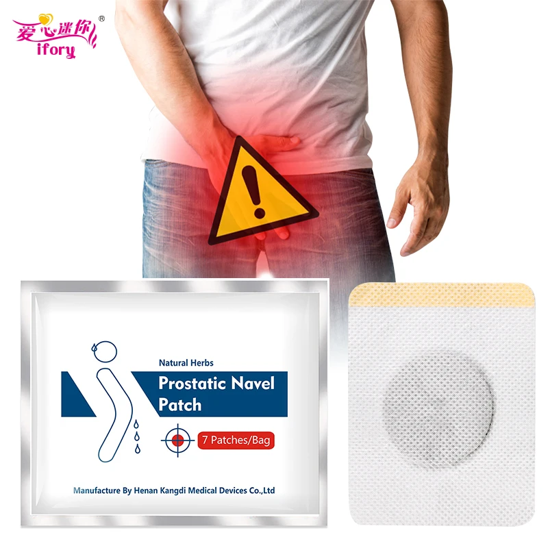 Ifory Health Man Prostatic Navel Patch 35Pcs/5bags Natural Herbs Plaster Prostatitis Prostate Treatment Patches Urologic Patch