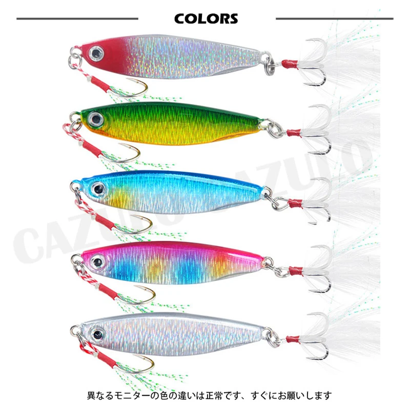 싱킹 금속 지그 낚시 액세서리 루어 Isca 인공베이스 무게 7-30g Baits Pesca Accesorios 3 월 홀로그램 잉어 Leurre