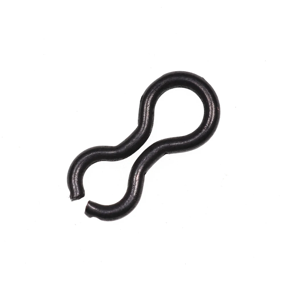 Bimoo 300/200pcs Brass Fishing Quick Snaps Connector Accessories Swivel Fast Link Mould Loop Inserts Sinker Eyes Clip Tackle