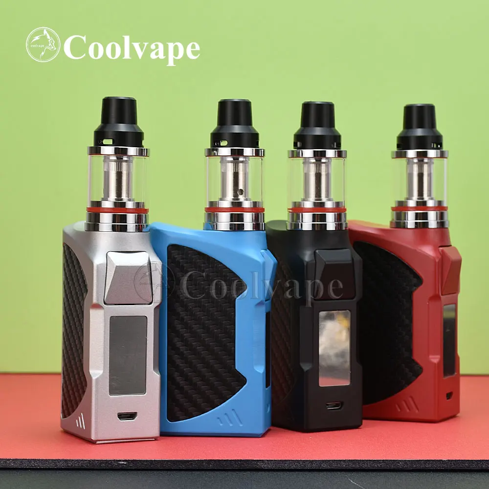 

90w box mod kit 2200mAh Battery 2.5ml Atomizer huge vaporizer Electronic Cigarette vape liquid pen kit hookah vaper kit