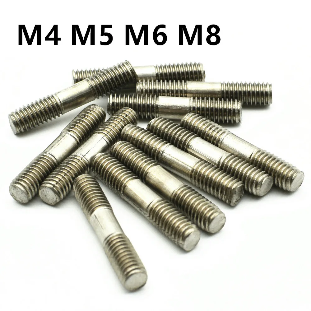 Ta2 التيتانيوم سبائك كلا رئيس الترباس M4 M5 M6 M8 * 40 50/60/70/80/100-200 مللي متر نقية مزدوجة التيتانيوم مسمار لولبي الرأس GB901