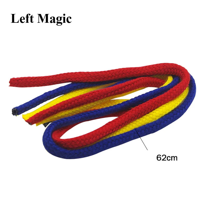 Which Is The Shortest Rope ? Magic Tricks Three Color Rope Magic Props Close-Up Street Stage Magic Illusions Gimmick Accessories