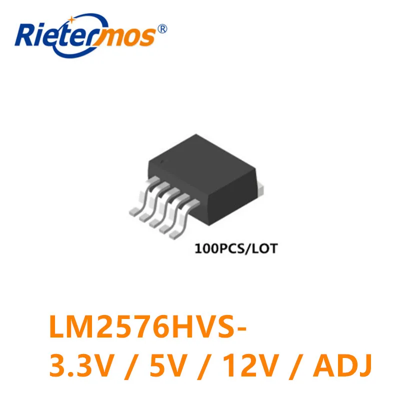 100PCS LM2576HVS-12 LM2576HVS LM2576HVS-5.0 LM2576HVSX-3.3 LM2576HVSX-ADJ LM2576HVSX LM2576HVSX-12 TO263 MADE IN CHINA