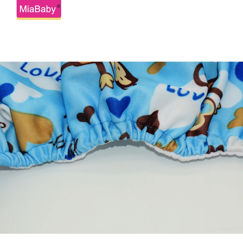 Miababy Waschbar Tuch Windel Einstellbare Windel Mehrweg Tuch Windeln Verfügbar 0-2years 3-15kg baby