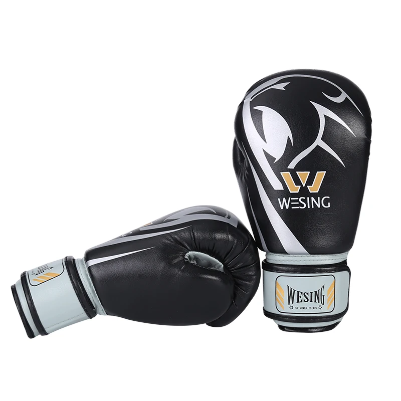 Wesing 6oz Kids Boxing Gloves Leather Children Training Gloves