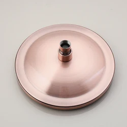 8 inch Round Vintage Retro Bathroom Rain Shower Head Antique Red Copper Hose Shower Sprayer Bathroom Shower Head Nsh002