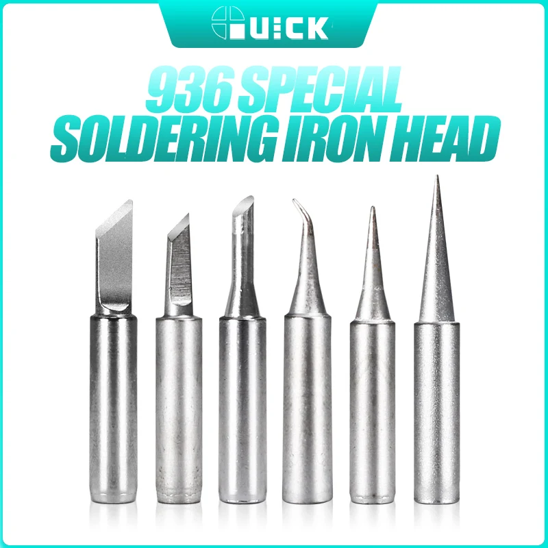 Original Quick 936 Soldering Iron Tips Lead Free Welding Tips SK IS K 3C I LI Rework Station Tool Replacement for Quick 706W+