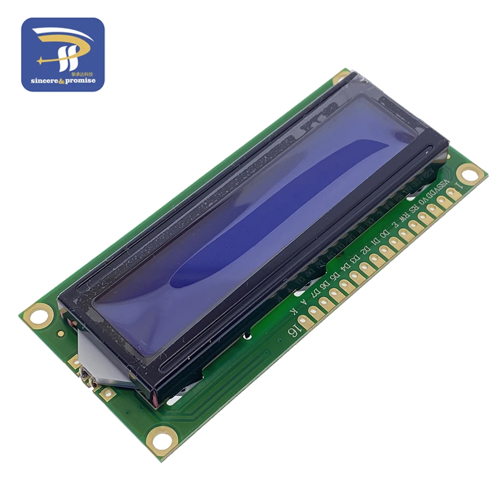 LCD1602 PCF8574T PCF8574 IIC/I2C / Interface 16x2 Character LCD Display Module 1602 5V Blue/ Yellow Green Screen For Arduino DIY