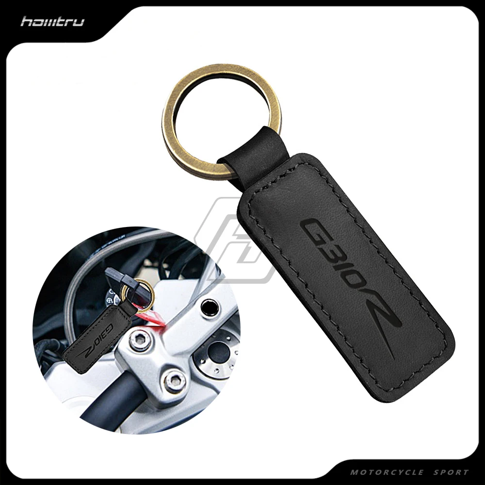 

Motorcycle Cowhide Keychain Key Ring Case for BMW Motorrad G310R G310 Models