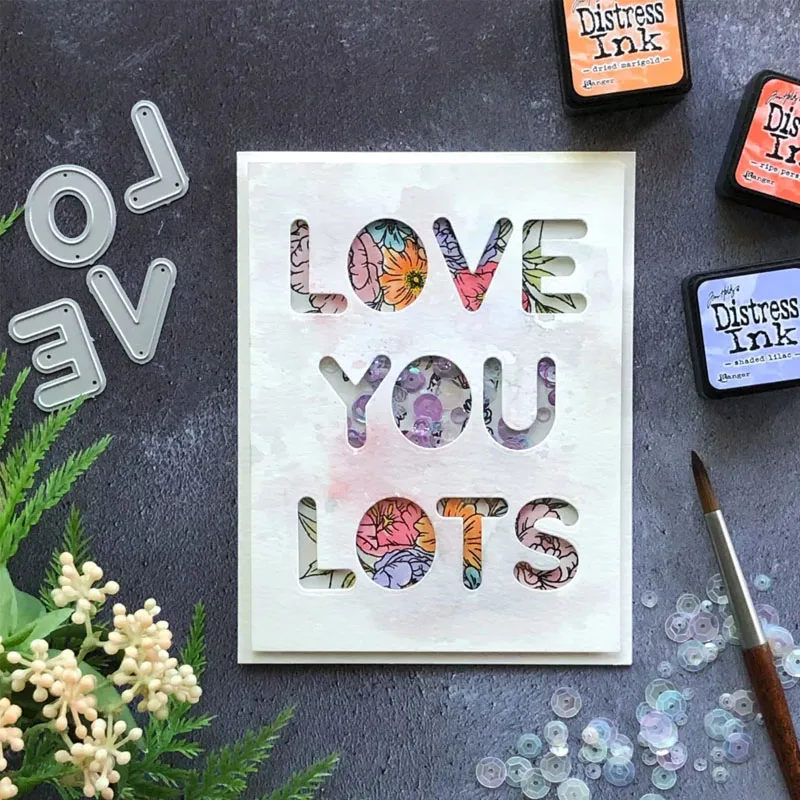 Berbagai Frame Huruf Metal Cutting Dies Stensil untuk DIY Scrapbooking Kertas Kartu Membuat Dekorasi Kerajinan Terbaru