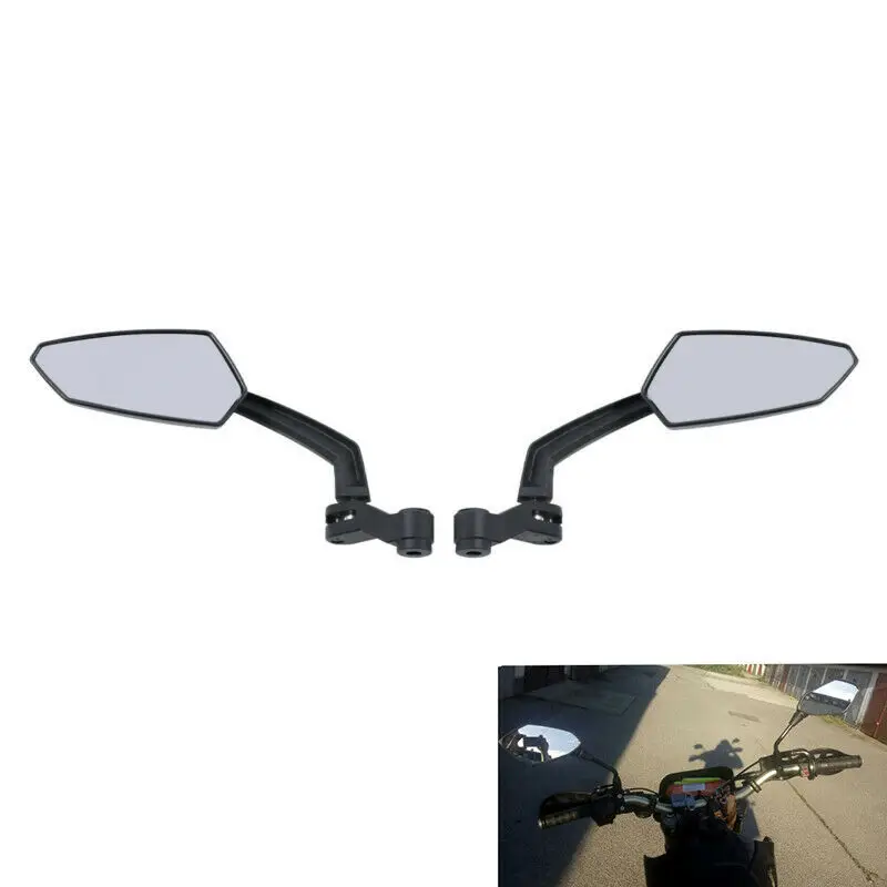 

Motorcycle 8mm 10mm Angled Rearview Mirror For Harley Touring Dirt bike Chopper Crusier