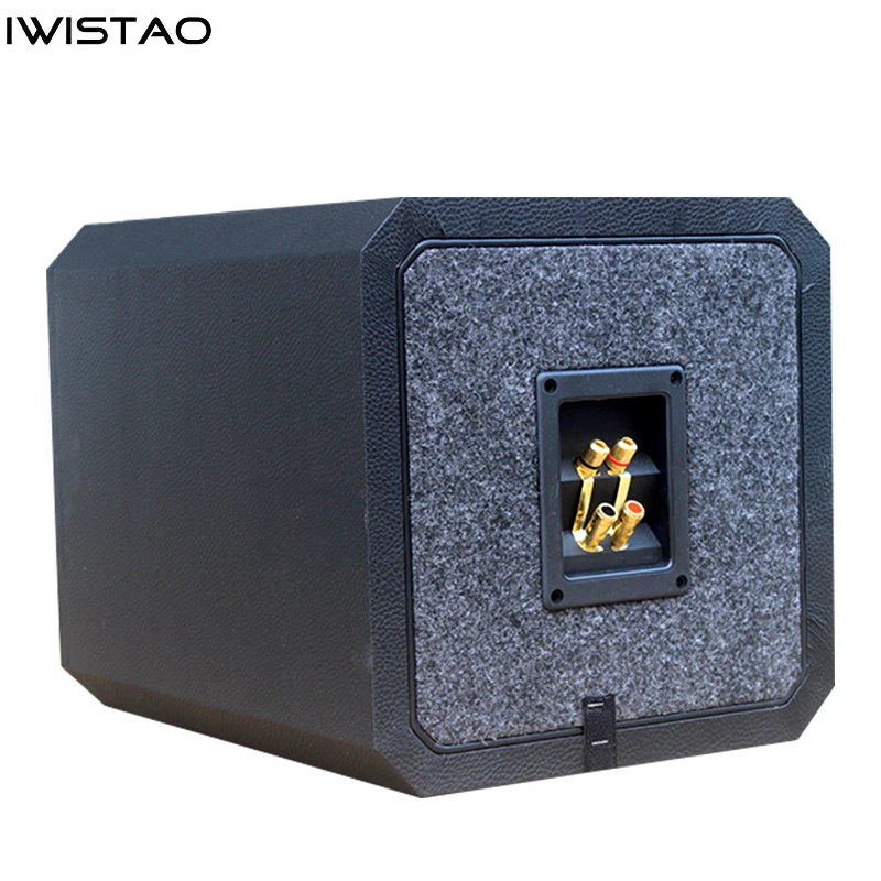 IWISTAO HIFI 8 Inch Passive Subwoofer Empty Cabinet Honeycomb HDF Board Enclosure Box Car Audio DIY