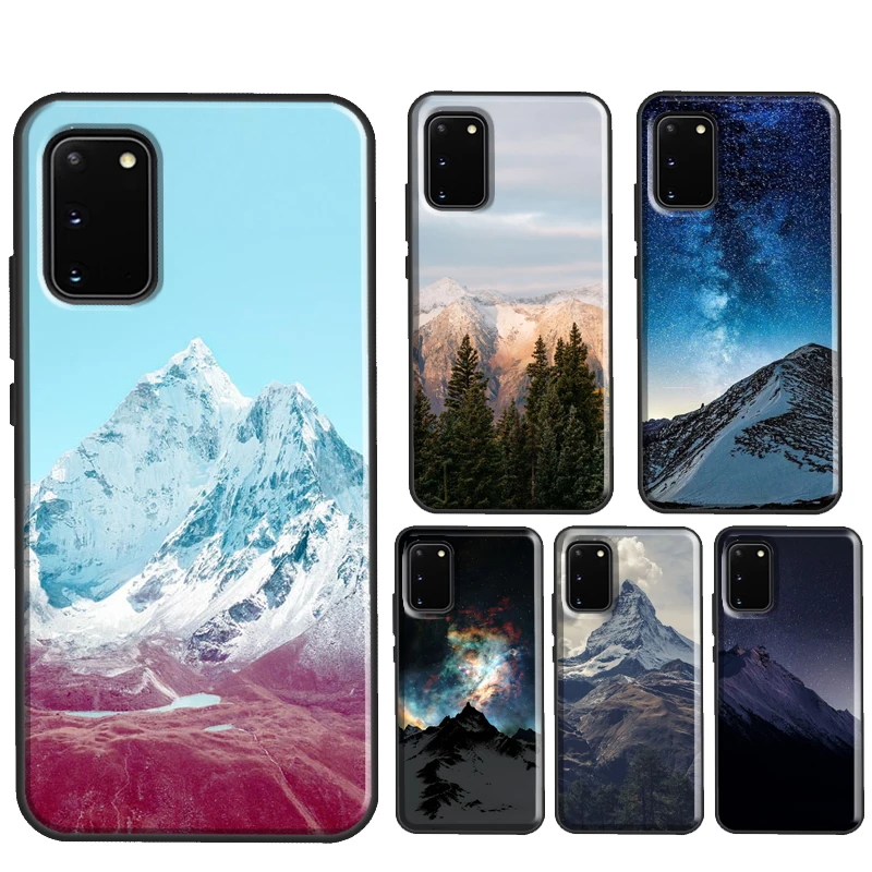 Beautiful Nature Forest Mountain Fundas For Samsung Galaxy S21 Ultra S22 S20 FE S8 S9 S10 Note 10 Plus Note 20 Ultra Case