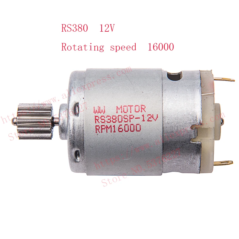 Electric Motor RS 380 6V  12V Motor Drive Engine Accessory Kids RC Car Children Ride on Toys Replacement Parts