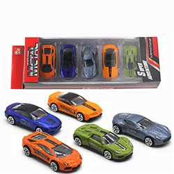 5pcs/set hot weels 1:64 Color mixing mini sports car racing car city Alloy Sliding car model oyuncak children kids toy boys gift