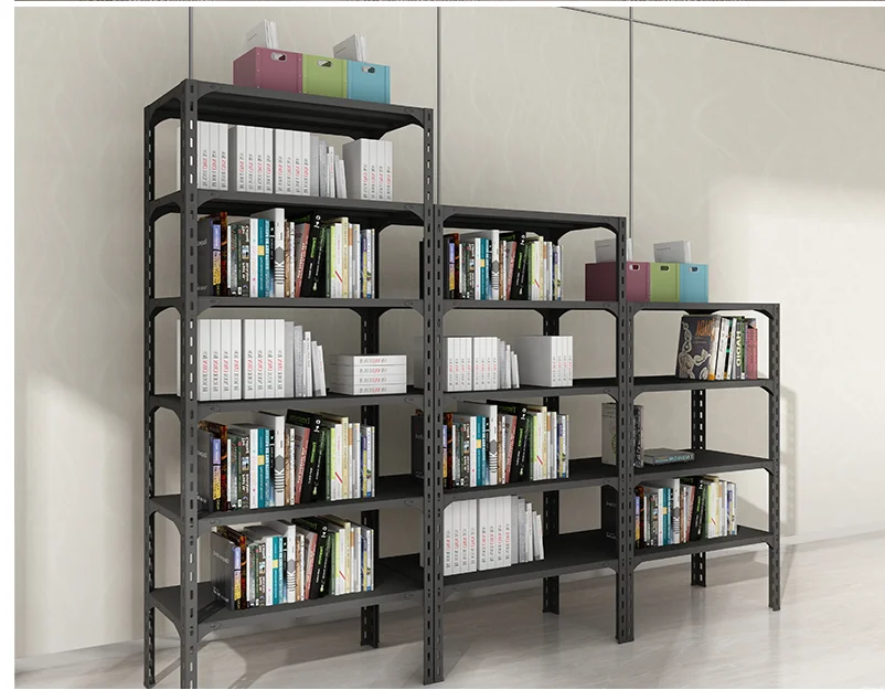 Black shelf household warehouse storage rack balcony shelf display shelf iron shelf multi-functional multi-layer goods rack