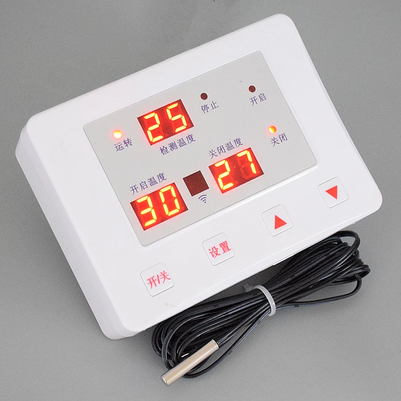 

651 Greenhouse Automatic Air Release Thermostat 24V12V Film Rolling Machine Instrument Intelligent Limit Control Switch