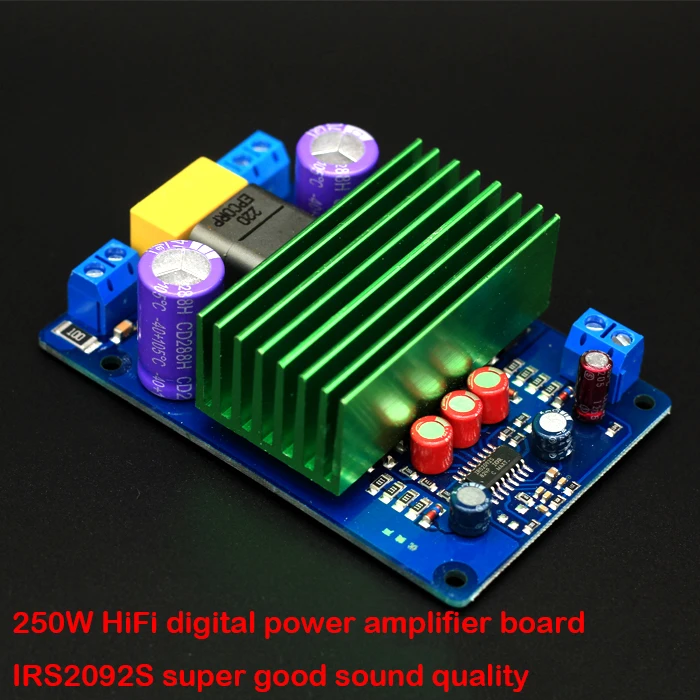 

IRS2092S High-power 250W Class D HIFI Digital Power Amplifier Board Finished Board Mono Super LM3886