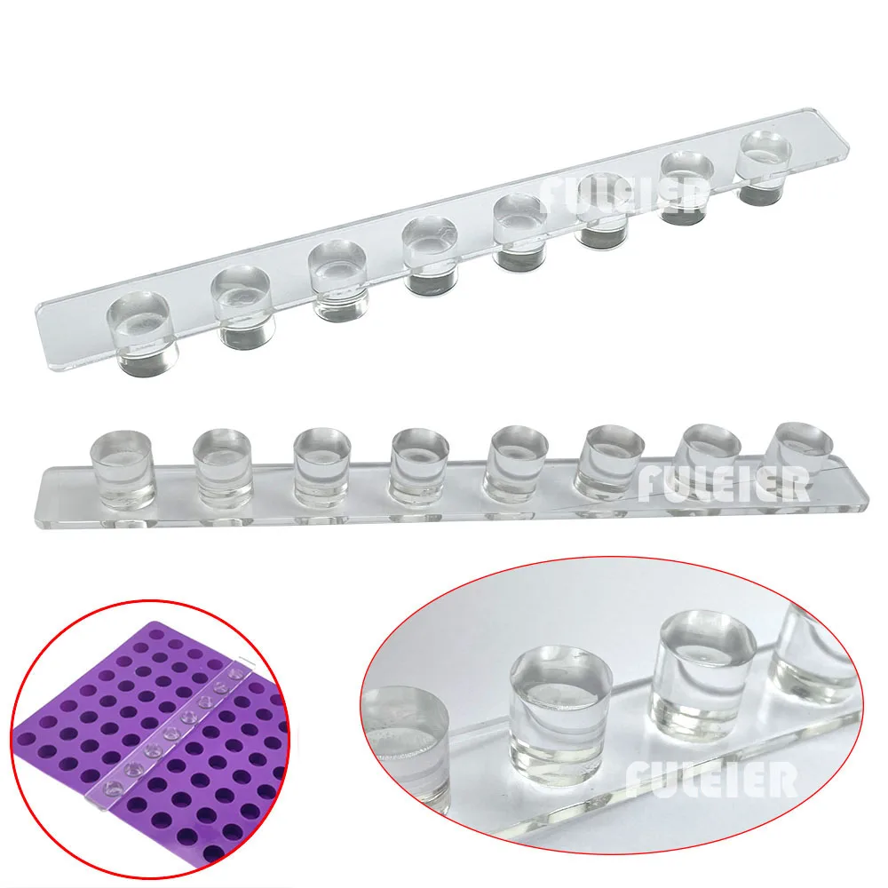 Mini molde de silicona para hornear pasteles de queso, utensilio de cocina con pistón de prensa para 88 cavidades, 1 piezas, 2cm