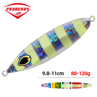 Metal Jig Fishing Lure Weights 80-120g Metal Fishing Luminous Bait Saltwater Lures Articulos De Pesca Isca Artificial Fake Fish