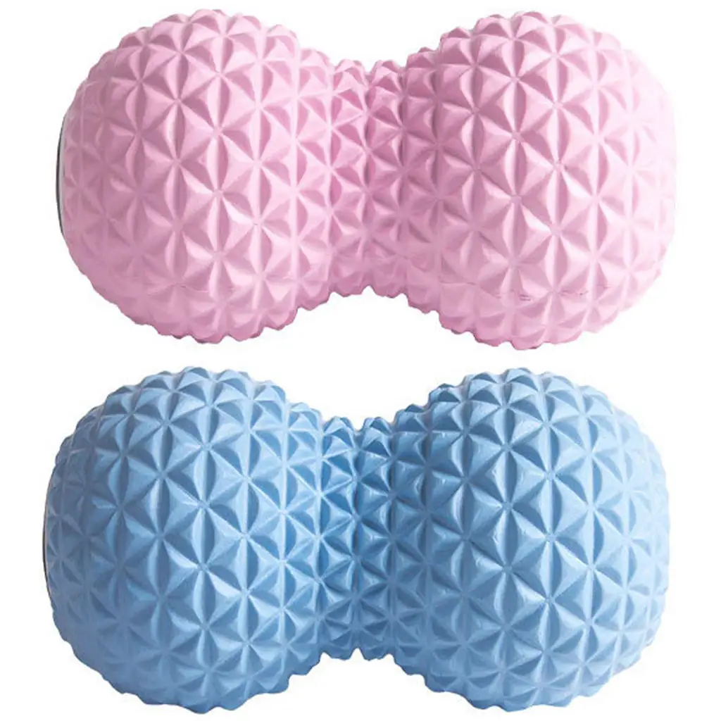 EVA Peanut Massage Ball Double Lacrosse Massage Ball Mobility Ball for Physical Therapy Deep Tissue Massage Tool Back Hand Foot