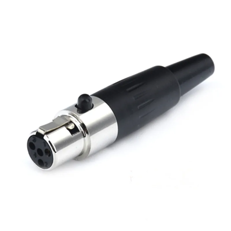 1Pc Mini XLR Connector การบิน,หญิง,สังกะสีอัลลอยด์ + ทองแดง Pins,3 4 5 Pins สำหรับไมโครโฟนเชื่อมต่อวิดีโอ