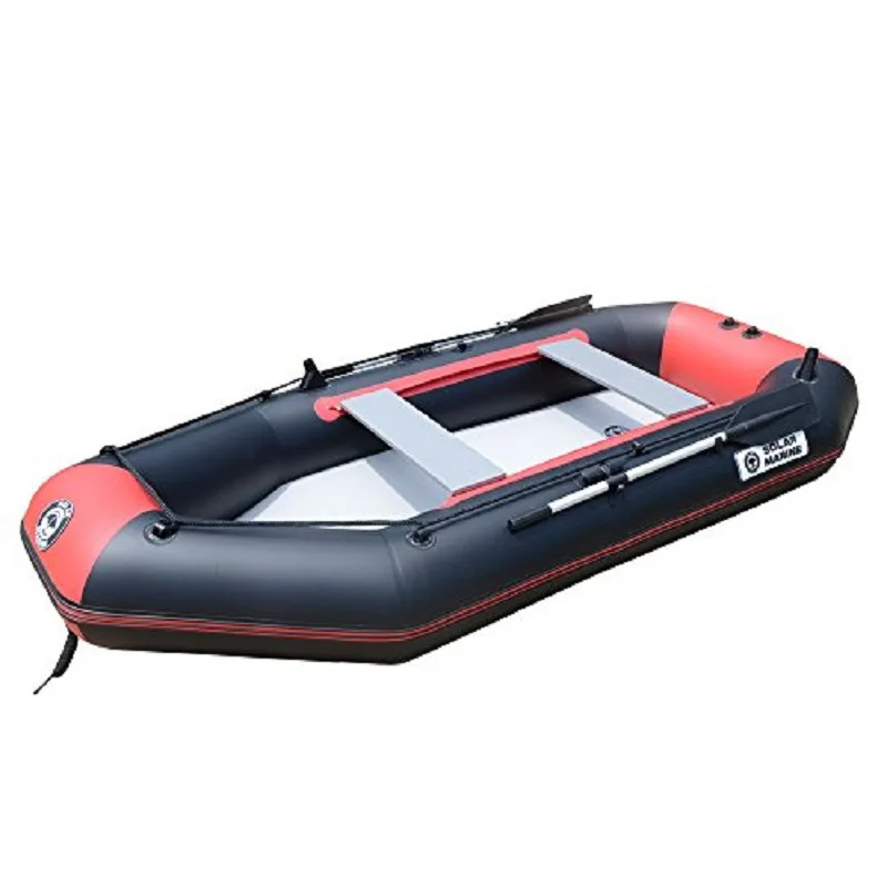 Kayak thickening inflatable boat 2/3/4 person motorboat dinghy fishing boat Durable PVC Rubber Fishing Boat Set with Paddles Pum