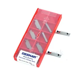 MGGN Series Aluminum Inserts MGGN150/200/250/300/400/500-JM K10 Lathe Tools Grooving Inserts For Copper And Aluminum Processing