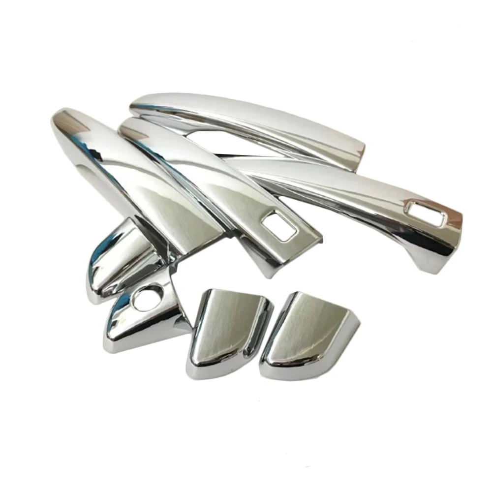 High quality ABS Chrome Door Handle Trim Cover For Peugeot  3008 GT 5008 2017 2018 GT car accessories