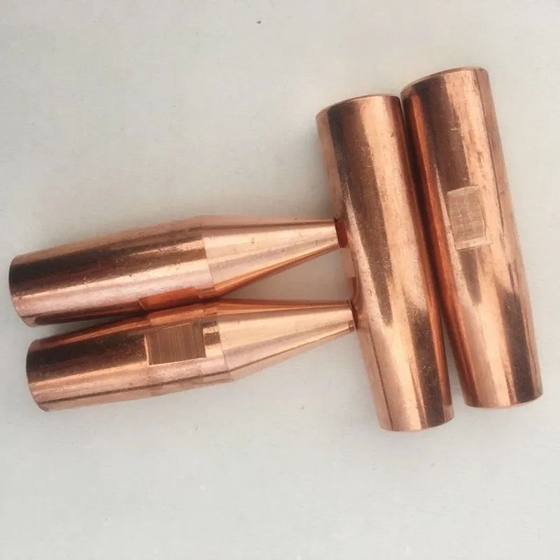 High Purity Zirconium Zirconium Copper Wear-resistant Spot Welding Head Customized 13*50mm Electrode Head Spot Welding Machine