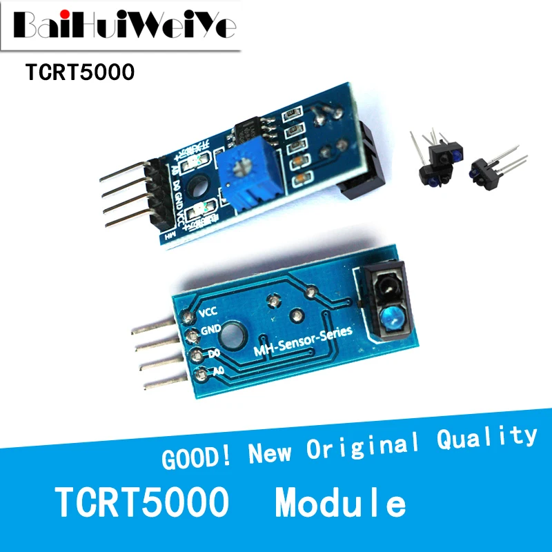 1PCS TCRT5000 Infrared Reflectance Sensor Obstacle Avoidance Module Tracing Sensor Tracing Module 3.3V