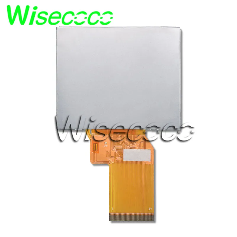 Wisecoco JT035IPS02-V0 3.5 Polegada tft ips tela lcd 640x480 vga rgb av placa de motorista 400 lêndeas alto brilho