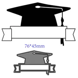 Metal Cutting Dies Cut Mold Graduation hat Decoration Scrapbook Paper Craft Knife Mould Blade Punch Stencils