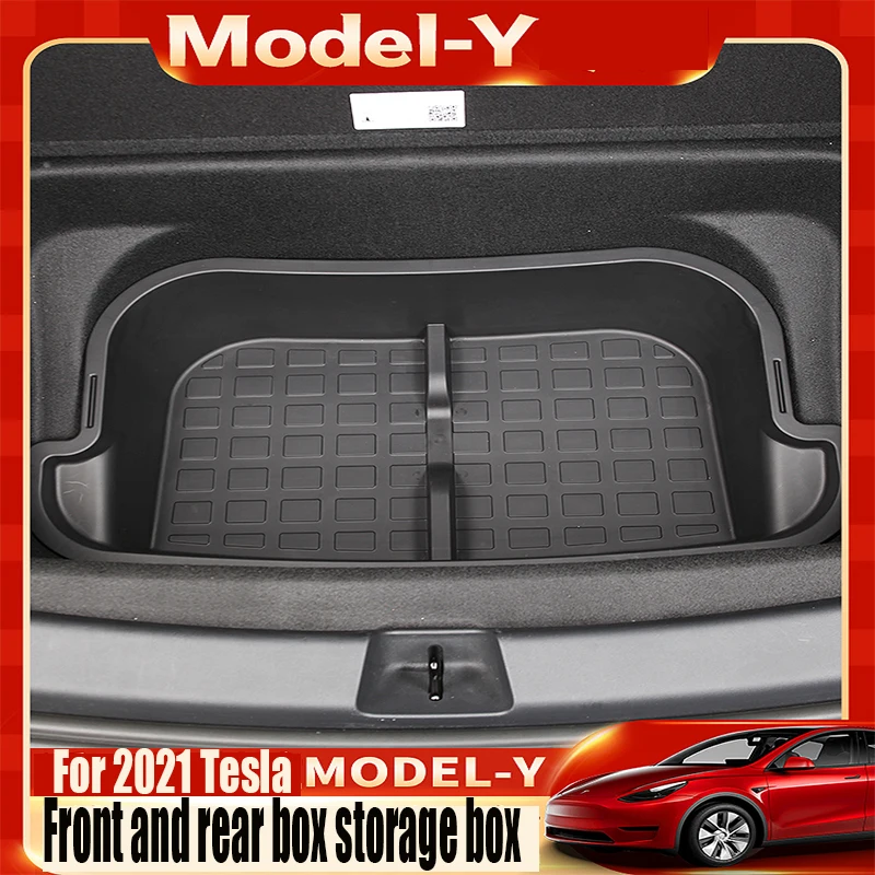 

Modified 2021 Tesla Model Y Front and Rear Luggage Storage Box Model 3/model Y Tail Box Storage Modification Accessories