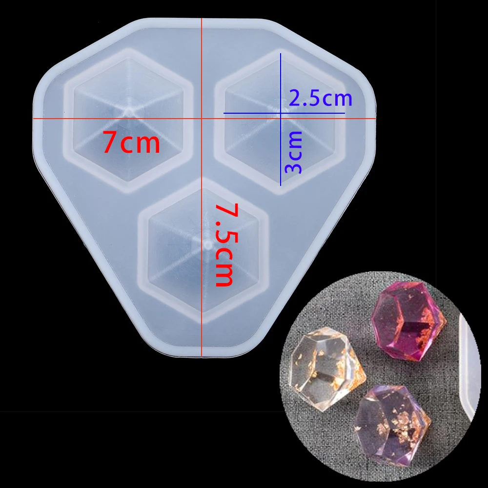 Diamond Pendant Silicone Mold for DIY Resin Crafts