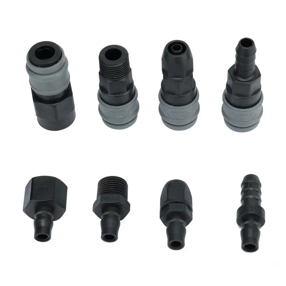 Plastic Steel C type Pneumatic Fittings PU Tube Quick Connector Self-locking Quick Coupling Accessories Gas Air Pipe Connector