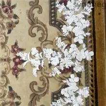 Long White Wedding Veil with Lace Edge #6