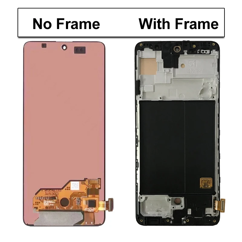 Super AMOLED For Samsung  A51 A515 LCD Display A515F/DS A515FD A515 LCD Display Touch Screen Replacement A515F Display