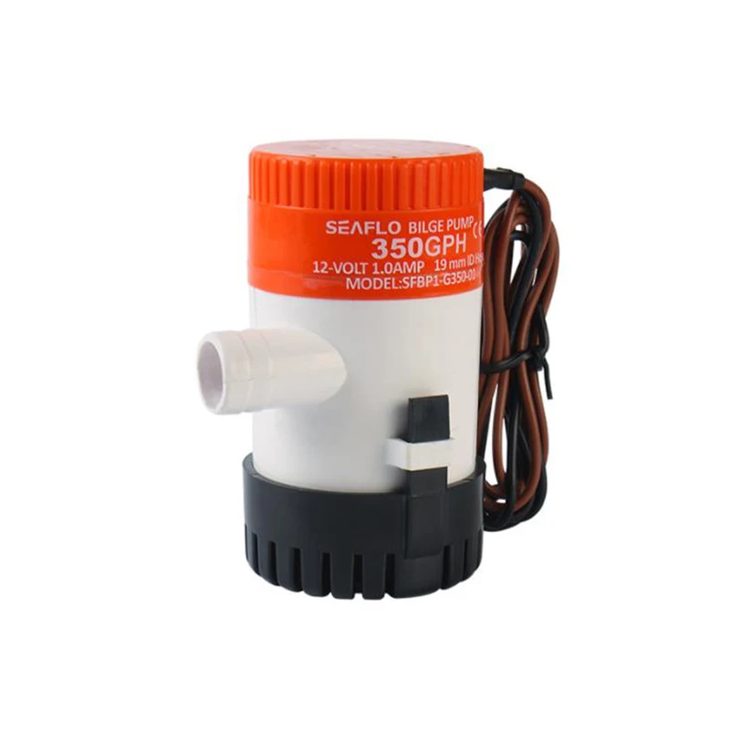 

750gph 500gph 350gph 12v 24vdc Mini Bilge Pump High Flow Submersible