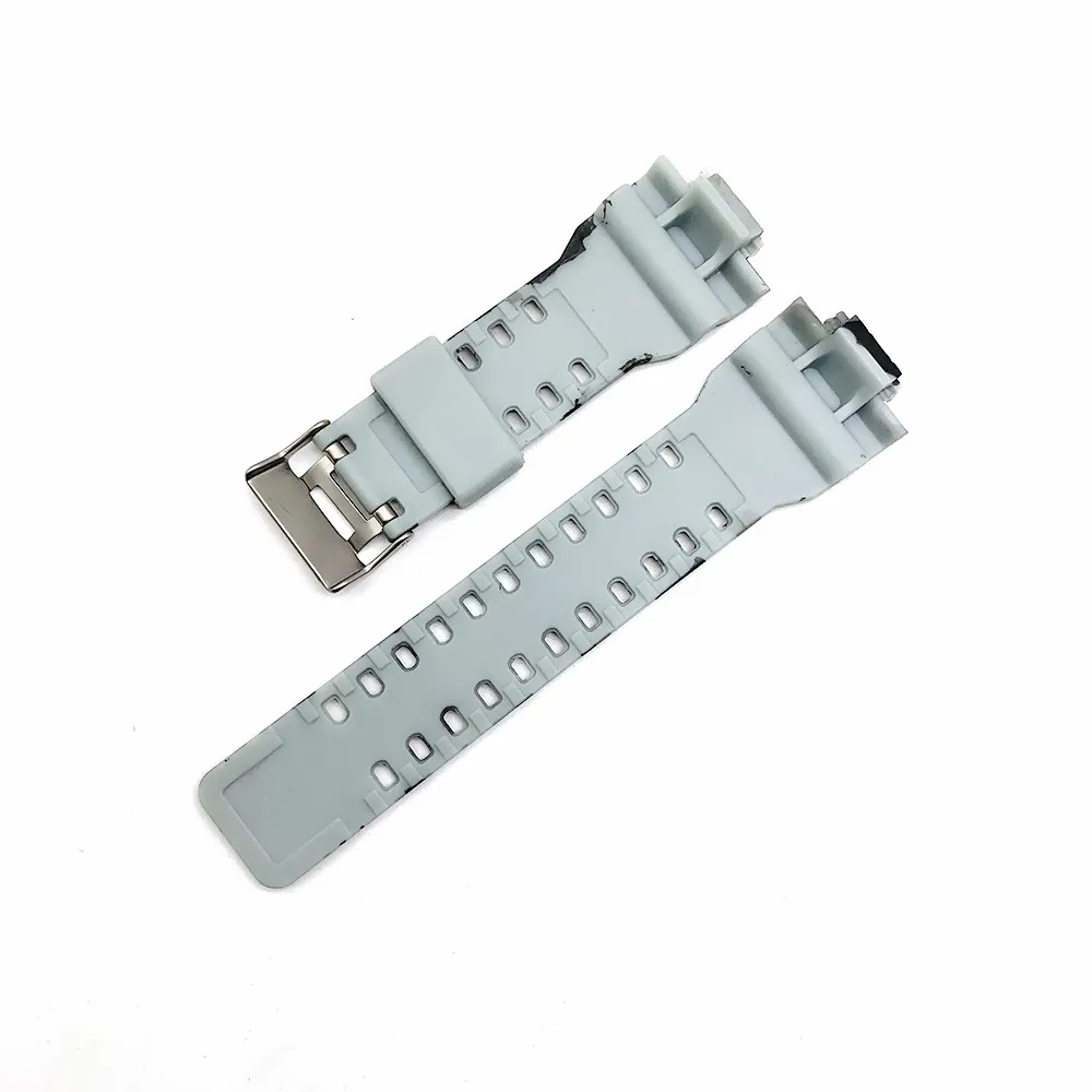 Camouflage Rubber Strap Men\'s Pin Buckle Resin Watch Strap Suitable for G-shock GD120 GA100 GA110 GA400 Watch Band