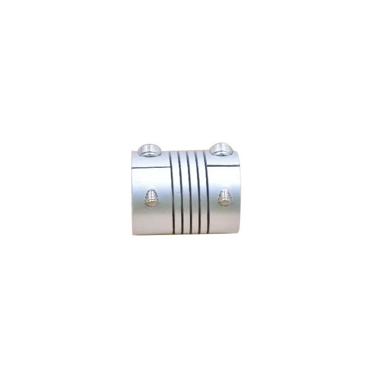 LINK CNC aluminium alloy  Stepper Motor Flexible Coupling silver diameter 20mm length 25mm Shaft Coupler clamp