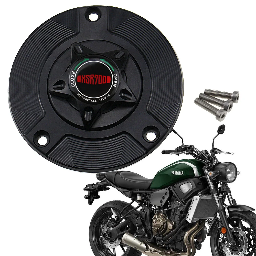 

For Yamaha XSR 700 2014 2015 2016 2017 2018 2019 Motorcycle Accessories Gas Fuel Tank Cap Cover CNC Aluminum