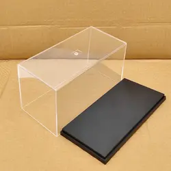 Motorcycle Model Acrylic Case Toys Car Display box Transparent Dustproof 20cm L,11.7cm H